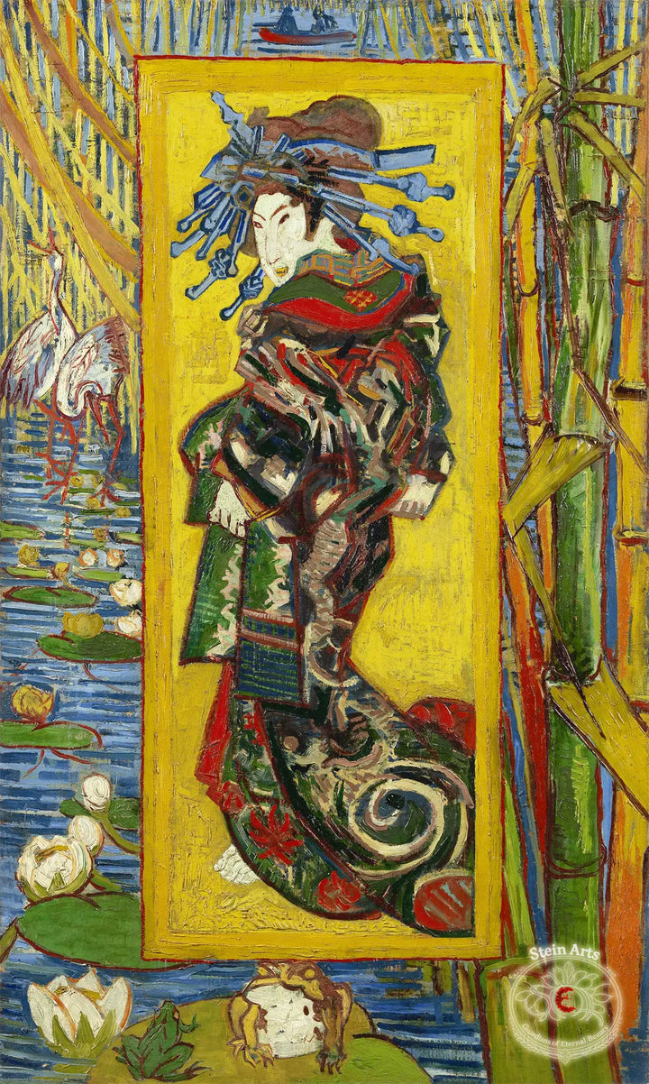 Courtesan (after Eisen) by Van Gogh
