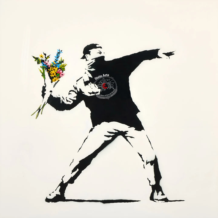 Love is in the Air by Banksy