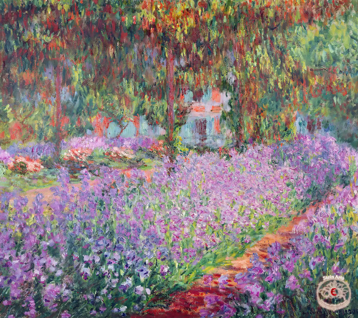 The Artist's Garden at Giverny by Monet