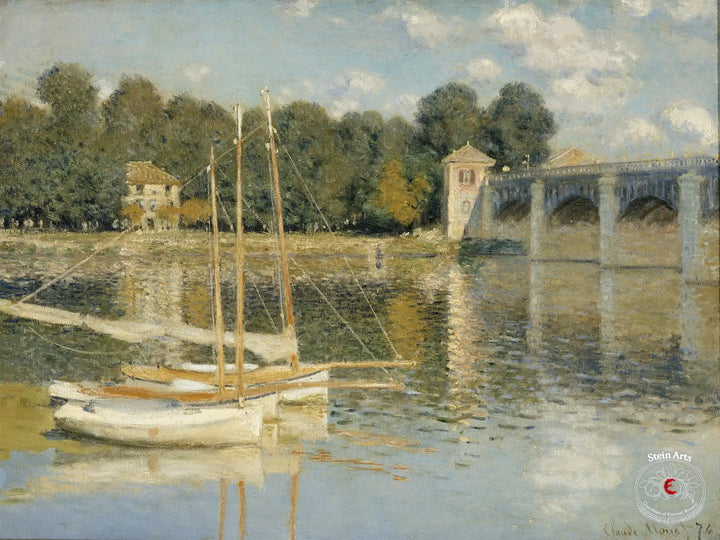 The Bridge at Argenteuil by Monet