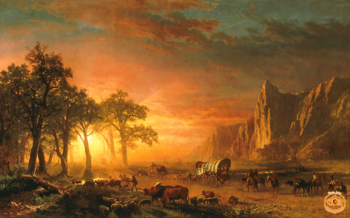 Emigrants Crossing the Plains by Albert Bierstadt
