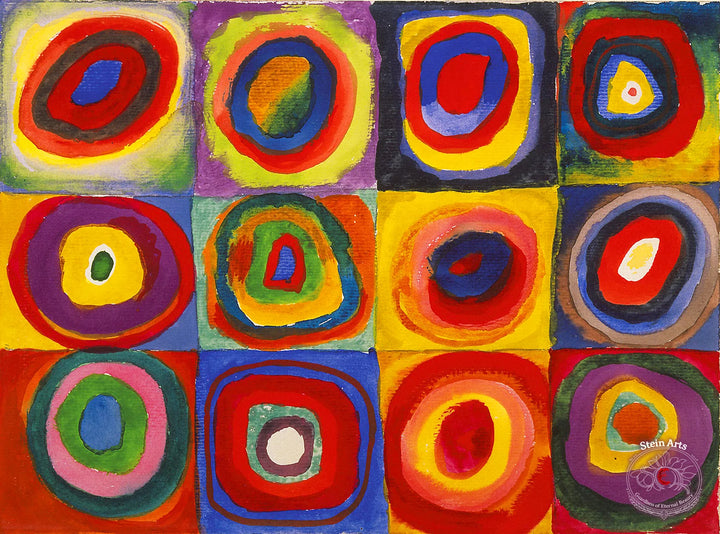 Color Study: Squares with Concentric Circles by Kandinsky