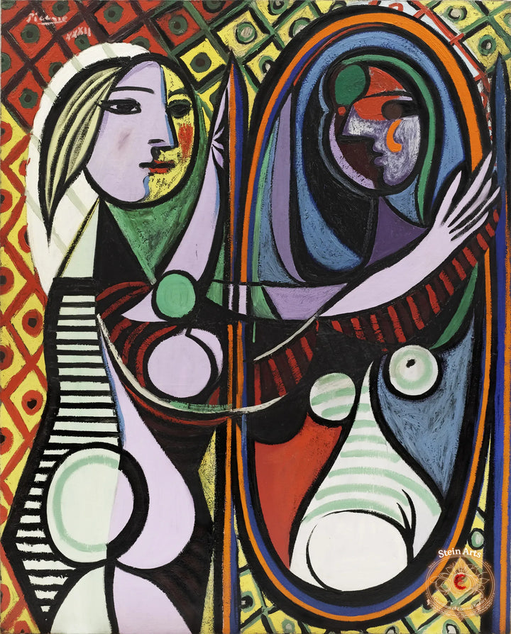 Girl Before a Mirror by Pablo Picasso