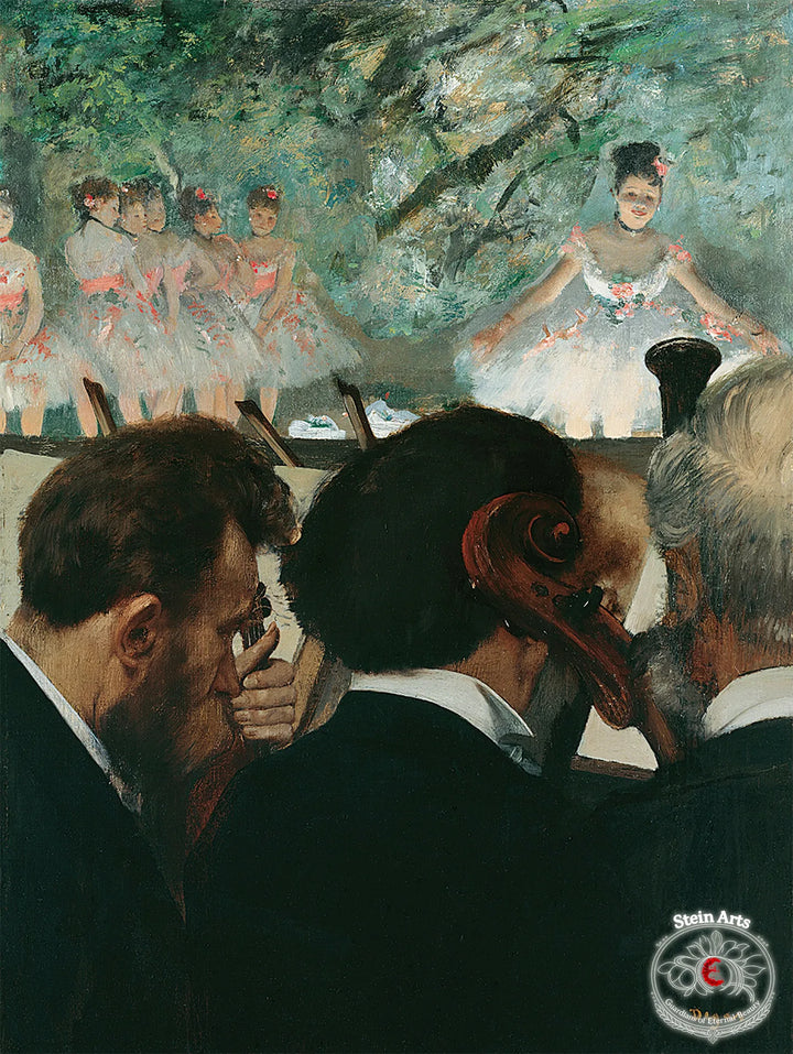 Orchestra Musicians by Edgar Degas
