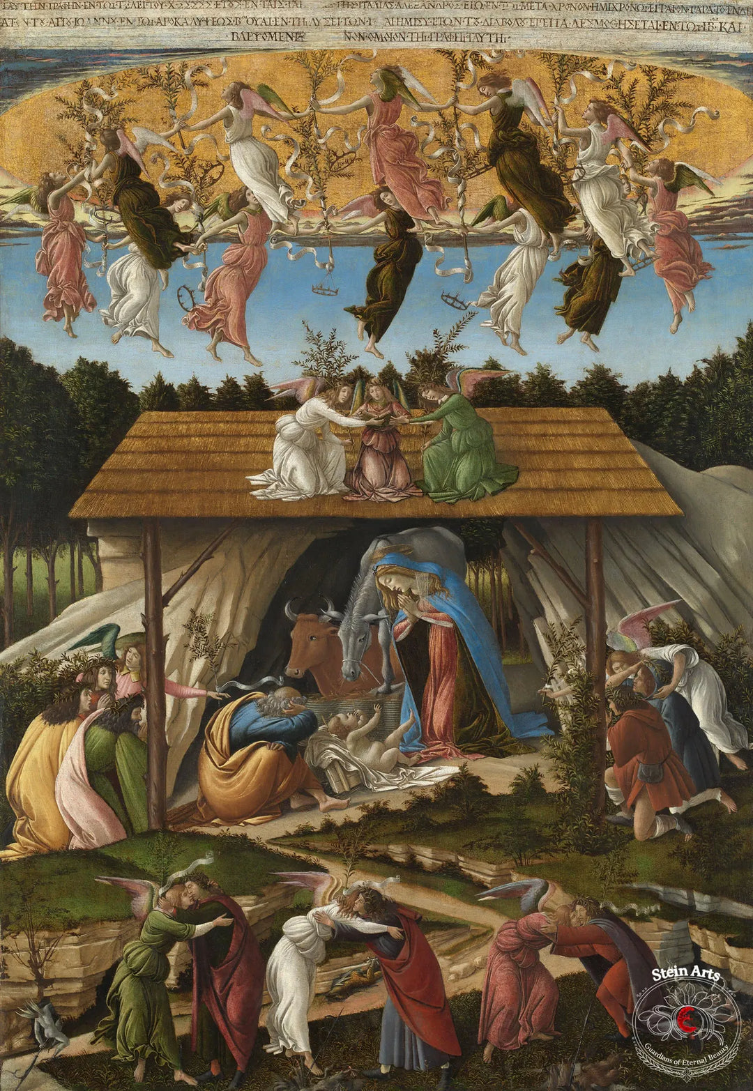 The Mystical Nativity by Sandro Botticelli