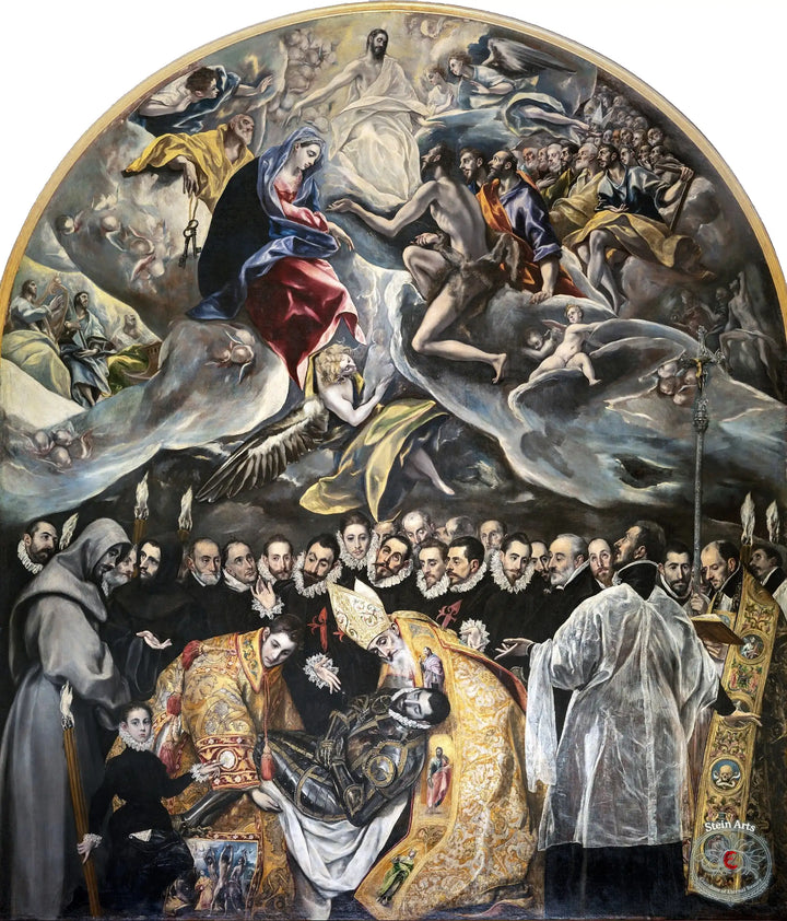 The Burial of the Count of Orgaz by El Greco 