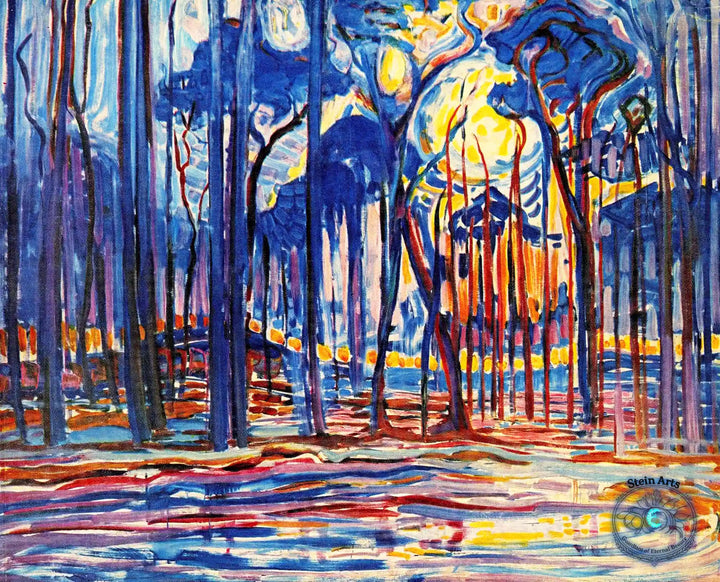  Wood near Oele by Mondrian 